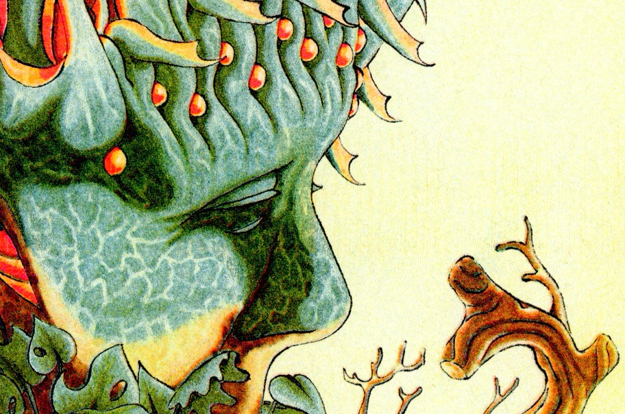 Carnivorous Plant Risograph Print